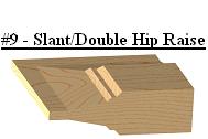 Slant Double Hip Raised Panel